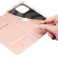 Dux Ducis Slim Softcase Bookcase iPhone 14 Pro Max - Rosé Goud