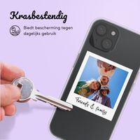 Hoesje met eigen foto en/of tekst Apple iPhone 15 - Polaroid