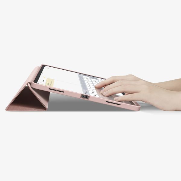 Spigen Urban Fit Bookcase iPad Air 11 inch (2024) M2 / Air 5 (2022) / Air 4 (2020) - Rose Gold