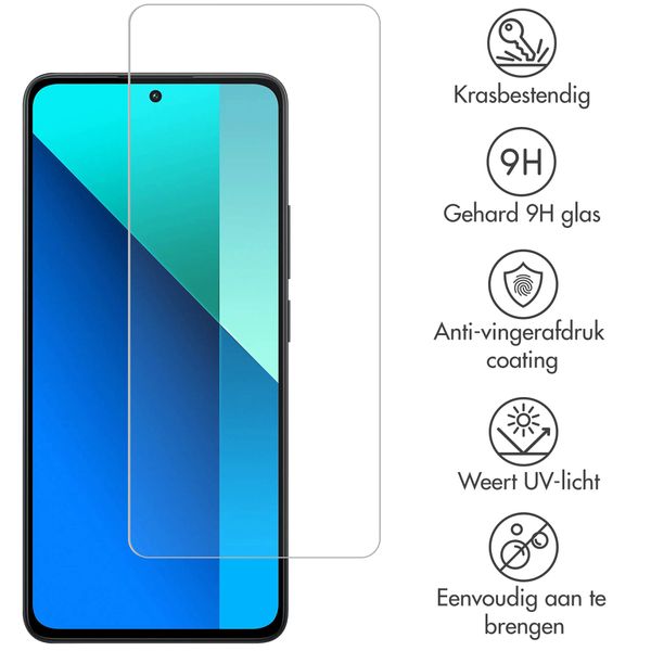 Accezz Gehard Glas Screenprotector Xiaomi Redmi Note 13 (5G) - Transparant