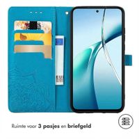 imoshion Mandala Bookcase Samsung Galaxy S25 Edge - Turquoise