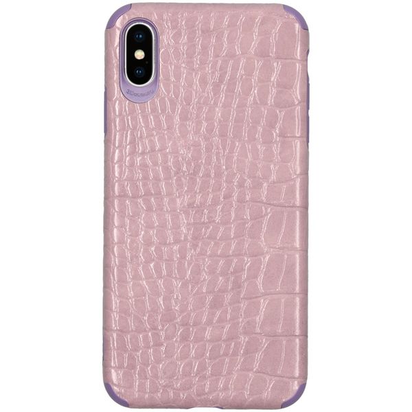 My Jewellery Croco Softcase Backcover iPhone Xs Max - Paars