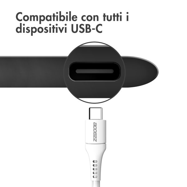 Accezz USB-C naar USB kabel - 1 meter - Wit