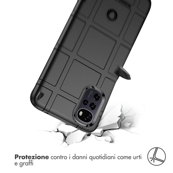 imoshion Rugged Shield Backcover Motorola Moto G22 / E32 / E32s - Zwart