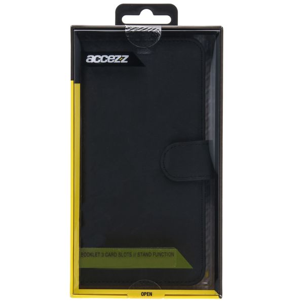Accezz Wallet Softcase Bookcase Apple iPhone Xs Max - Zwart