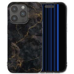 imoshion Design hoesje iPhone 15 Pro - Black Marble