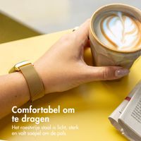 imoshion Milanees magnetisch bandje Fitbit Charge 5 - Maat S - Goud