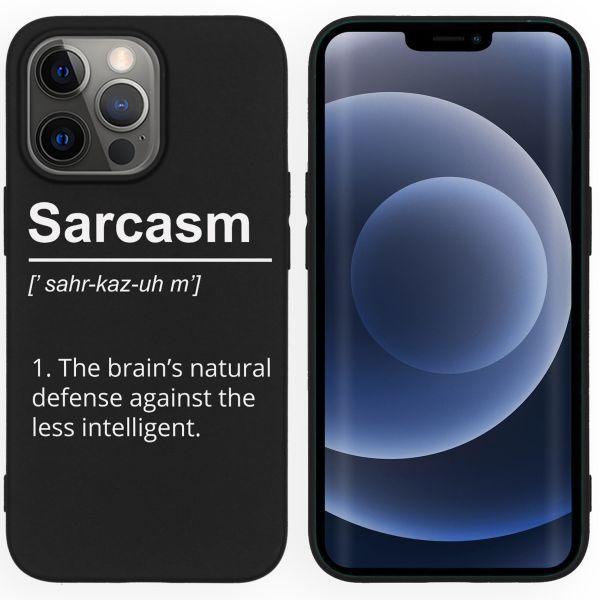 imoshion Design hoesje iPhone 13 Pro - Quotes - Zwart