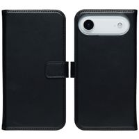 Selencia Genuine Leather Book Case Apple iPhone Air - Black