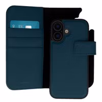 imoshion Uitneembare 2-in-1 Luxe Bookcase Apple iPhone 16 - Blauw