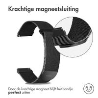 imoshion Milanees magnetisch bandje - Universeel 20 mm aansluiting - Maat M - Zwart