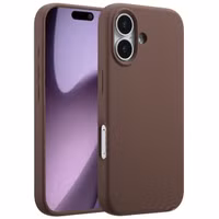 Accezz Liquid Silicone Backcover met MagSafe Apple iPhone 17 - New Tea Brown
