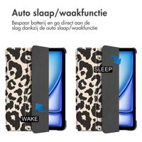 imoshion Design Trifold Bookcase Apple iPad Air 13 inch (2025) M3 / (2024) M2 - Leopard