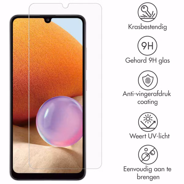 Accezz Gehard Glas Screenprotector Samsung Galaxy A32 (4G)