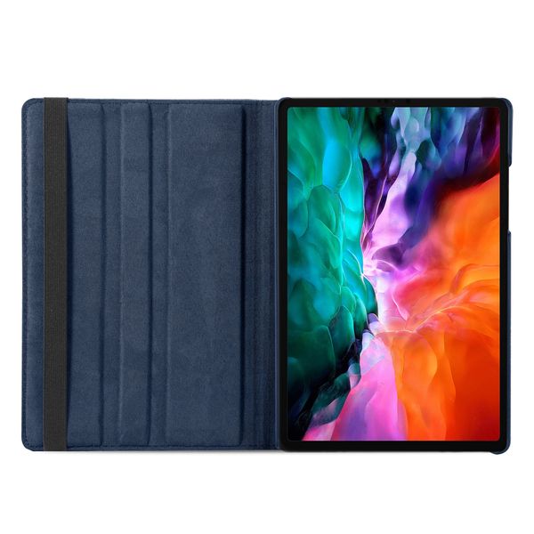 imoshion 360° draaibare Bookcase iPad Pro 12.9 (2022) / Pro 12.9 (2021) / Pro 12.9 (2020) - Donkerblauw