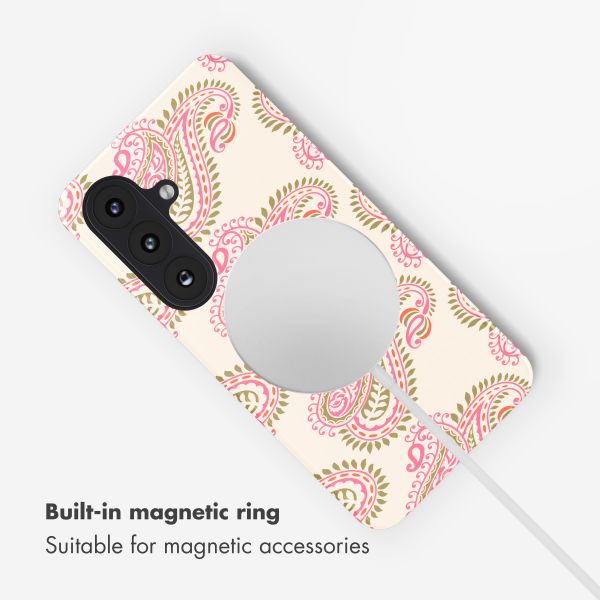 Selencia Vivid Back Cover with MagSafe Samsung Galaxy S26 - Paisley Blush