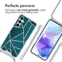 imoshion Design hoesje met koord Samsung Galaxy A55 - Petrol Green Graphic