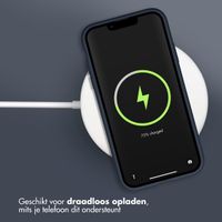 Accezz Liquid Silicone Backcover iPhone Xr - Donkerblauw