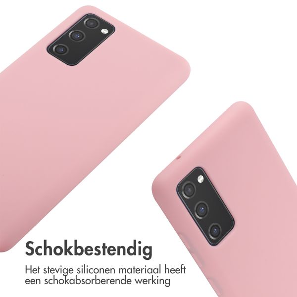 imoshion Siliconen hoesje met koord Samsung Galaxy S20 FE - Roze