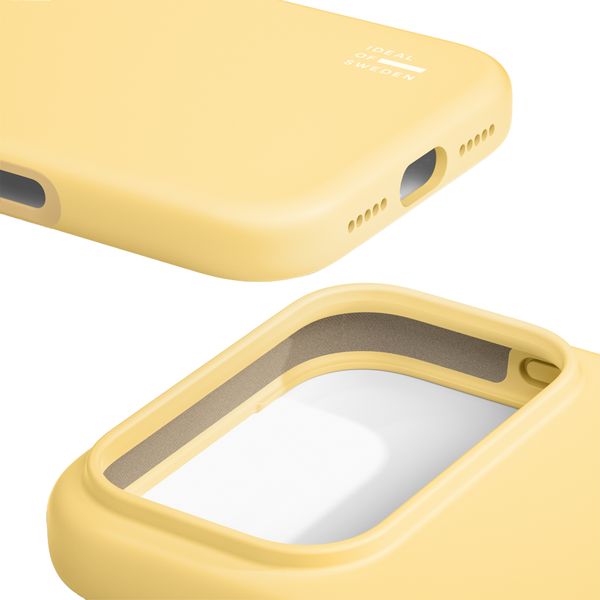 iDeal of Sweden Silicone Case met MagSafe Apple iPhone 17 Pro - Soft Lemon