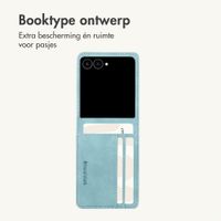imoshion Luxe Bookcase Samsung Galaxy Z Flip 8 - Lichtblauw