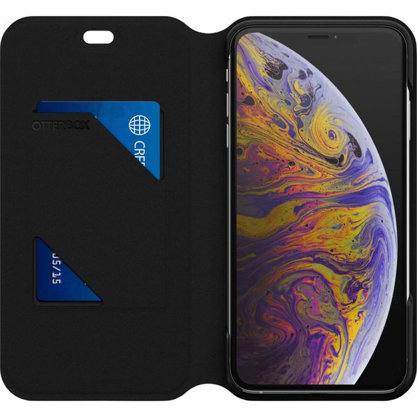 OtterBox Strada Via Bookcase iPhone Xs Max - Zwart