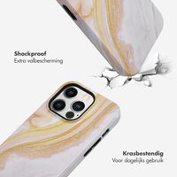 Selencia Vivid Tough Backcover iPhone 14 Pro - Chic Marble Gold