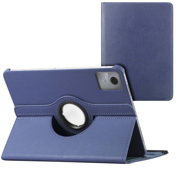 imoshion 360° draaibare Bookcase Lenovo Tab M11 - Donkerblauw