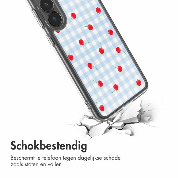 imoshion Design hoesje Samsung Galaxy S25 FE - Cherry Check