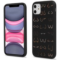 imoshion Design hoesje iPhone 11 - Boobs all over - Zwart