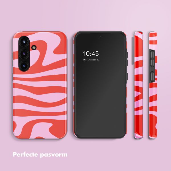 Selencia Vivid Backcover met MagSafe Samsung Galaxy S25 - Dream Swirl Pink