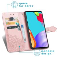 imoshion Mandala Bookcase Samsung Galaxy A52(s) (5G/4G) - Rosé Goud