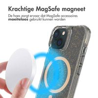 imoshion Clear Glitter Backcover met MagSafe Apple iPhone 15 - Goud