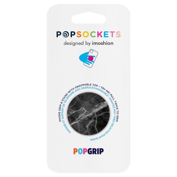 PopSockets iMoshion PopGrip - Afneembaar - Afneembaar - Black Marble