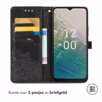 imoshion Mandala Bookcase Nokia C32 - Zwart