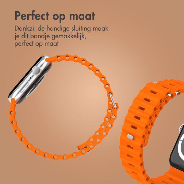 Accezz Ocean bandje Apple Watch | 38/40/41/42 mm - Oranje