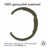 imoshion Siliconen Sport bandje  - Universeel 22 mm aansluiting - Olive Green