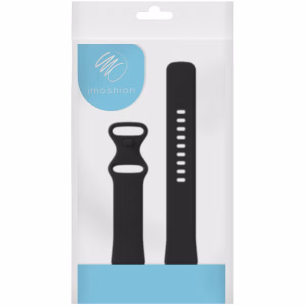 imoshion Siliconen bandje Fitbit Versa 4/ 3 / Sense (2) - Zwart