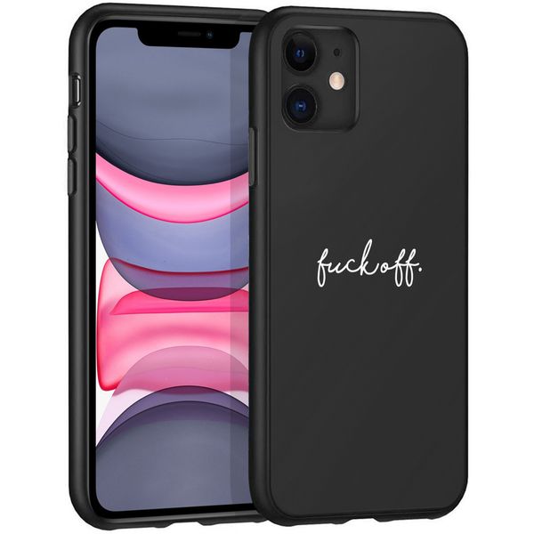 imoshion Design hoesje iPhone 11 - Fuck Off - Zwart