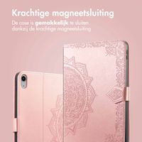 imoshion Mandala Bookcase Apple iPad Air 11 inch (2025) M3 / (2024) M2 / Air 5 (2022) / Air 4 (2020) - Rose Gold