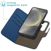 imoshion Uitneembare 2-in-1 Luxe Bookcase Samsung Galaxy S25 - Blauw