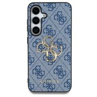 Guess 4G Metal Logo Backcover Samsung Galaxy S25 - Blauw