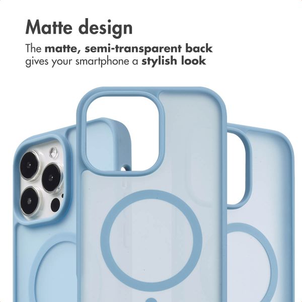 imoshion Colour Guard Back Cover with MagSafe Apple iPhone 14 Pro Max - Light blue
