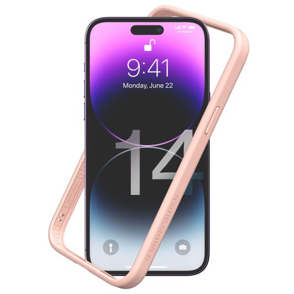 RhinoShield CrashGuard NX Bumper Case iPhone 14 Pro Max - Blush Pink