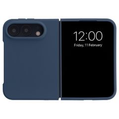 Accezz Liquid Silicone Backcover met MagSafe Apple iPhone Duo - Donkerblauw