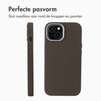 Accezz Mesh Backcover met MagSafe Apple iPhone 14 / 13 - Bruin