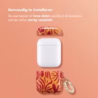 Selencia Vivid Case Apple AirPods 1 / 2 - Tropical Vibes Apricot