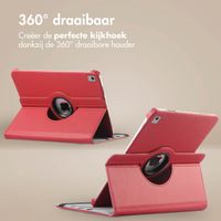 imoshion 360° draaibare Bookcase Apple iPad 9 (2021) 10.2 inch / iPad 8 (2020) 10.2 inch / iPad 7 (2019) 10.2 inch - Donkerrood