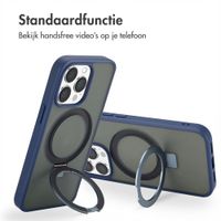 Accezz Ring Stand Backcover met MagSafe Apple iPhone 13 Pro - Blauw