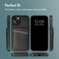 imoshion Back Cover with Card Holder and Stand Apple iPhone 15 - Black